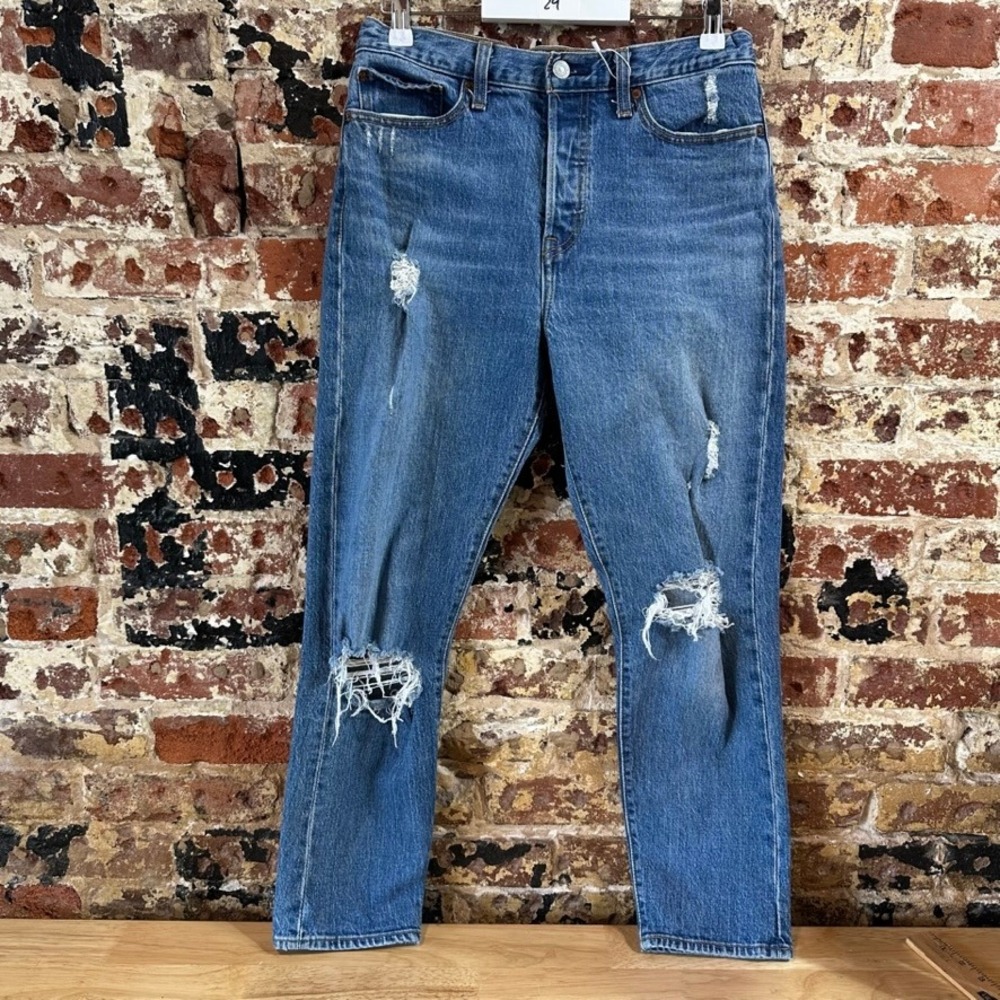 Levi's Premium Womens 29 Blue Denim Jeans 29x27.5"